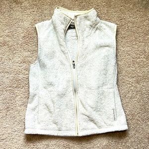HARLEY-DAVIDSON WHITE FLEECE VEST XS